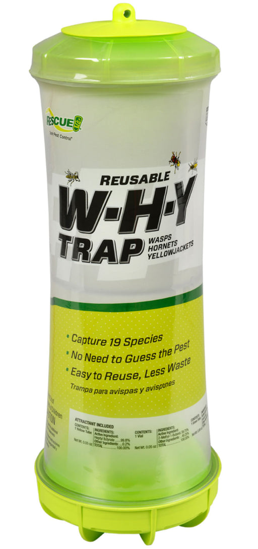 W-H-Y Traps (& Refills) for Wasps, Hornets, and Yellowjackets - RESCUE! Reusable W-H-Y Trap  