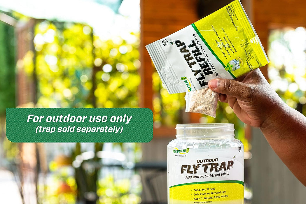 Rescue! Outdoor Fly Trap Refill -   