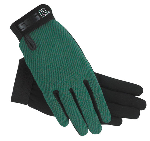 SSG All Weather Riding Gloves - Green 9/10 