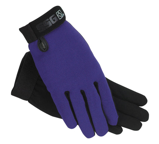 SSG All Weather Riding Gloves - Purple 5/6 