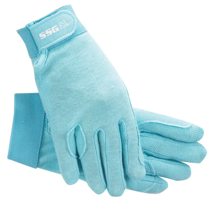 SSG Velcro Wrist Gripper Glove - Light Blue XSmall/5 