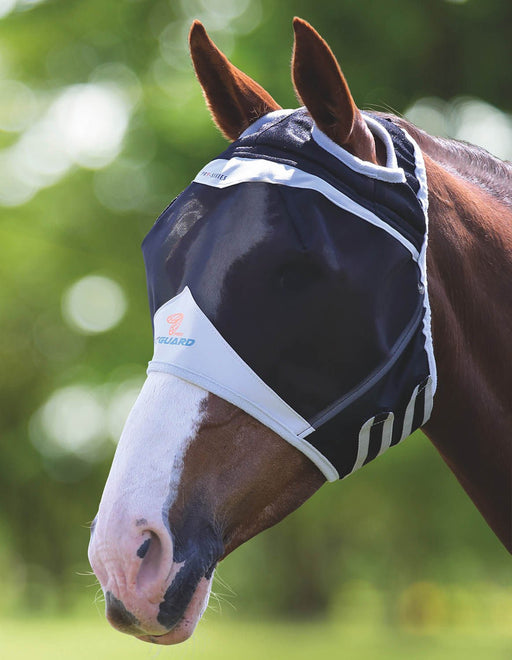 Shires Fine Mesh Fly Mask without Ears - Jeffers - Horse Supplies > Horse Fly Masks