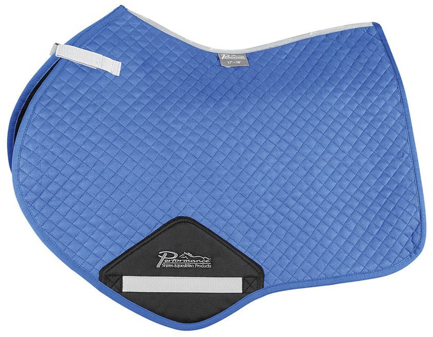 Shires Performance Suede Jumping Saddle Pad - Jeffers - Horse Supplies > Horse Tack > Saddle Pads & Blankets