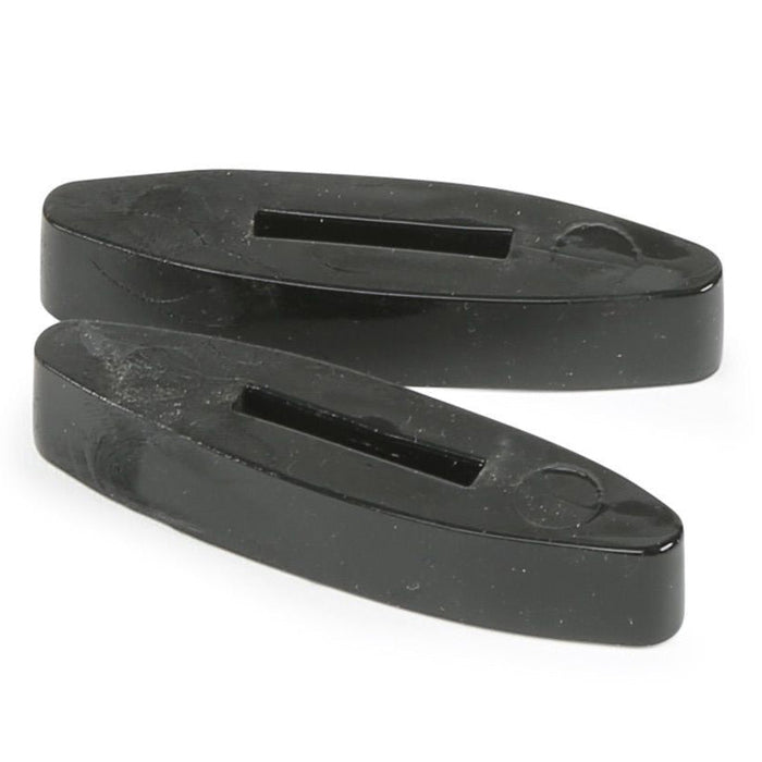 Shires Silicone Rein Stops for Horses – Flexible, Reliable Horse Riding Accessories, Sold in Pairs - SEP27R - Black - Pair (2 ct) - 1