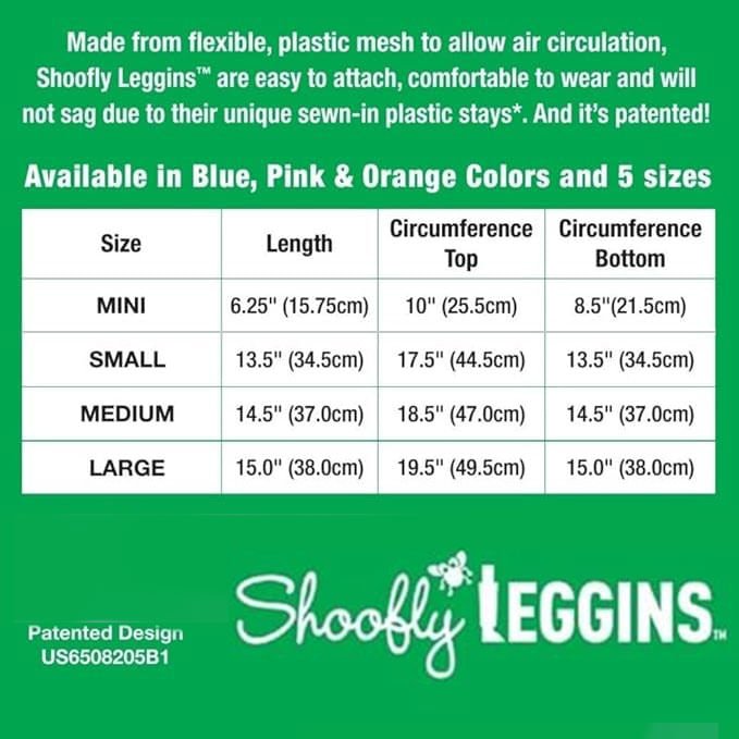 ShooFly Leggins for Large Horse, 4 - pack - Jeffers - Horse Supplies > Horse Boots & Leg Wraps