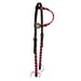 Showman Buckstitch One Ear Headstall - Jeffers - Horse Supplies > Horse Tack > Bridles & Headstalls