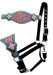 Showman Cheetah Bronc Halter, Cheetah/Teal - Jeffers - Horse Supplies > Horse Tack > Horse Halters