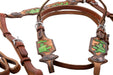 Showman Hand Painted Cactus Tack Set - Jeffers - Horse Supplies > Horse Tack > Bridles & Headstalls