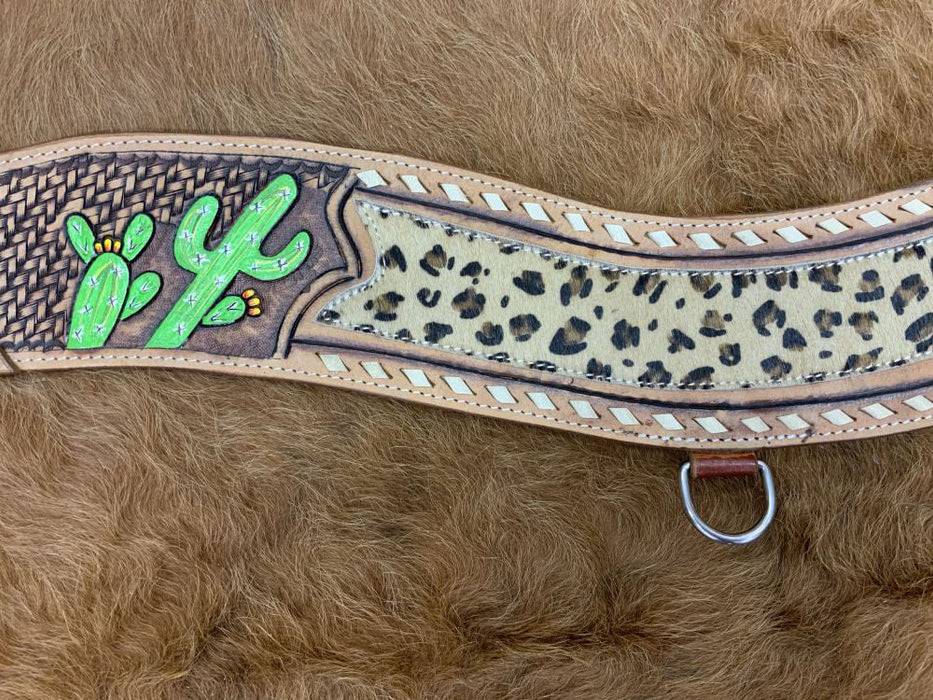 Showman Hand Painted Cactus Tripping Collar - Jeffers - Horse Supplies > Horse Tack > Tack Sets