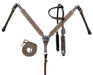 Showman Tooled Tack Set, Full size - Jeffers - Horse Supplies > Horse Tack > Bridles & Headstalls