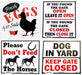 Gate Signs - Gate  