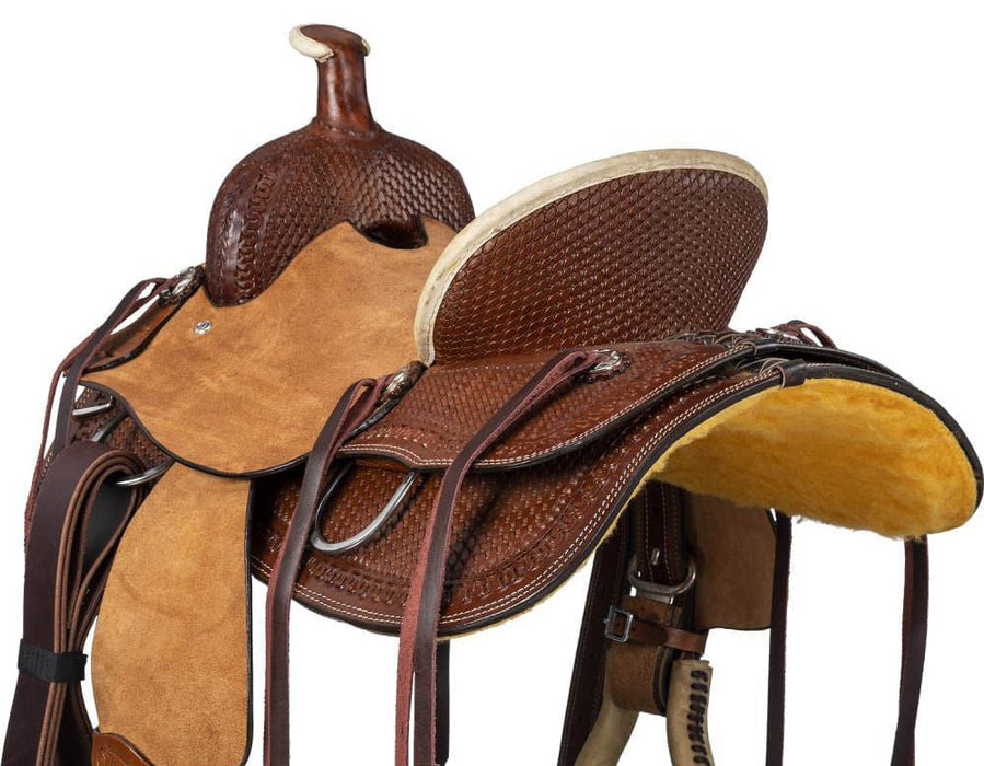 Silver Royal Youth Bodie Hard Seat Ranch Saddle - Jeffers - Horse Supplies > Horse Tack > Saddles