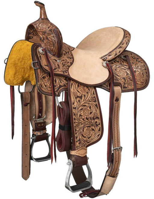 Silver Royal Youth Moulton Barrel Saddle - Jeffers - Horse Supplies > Horse Tack > Saddles