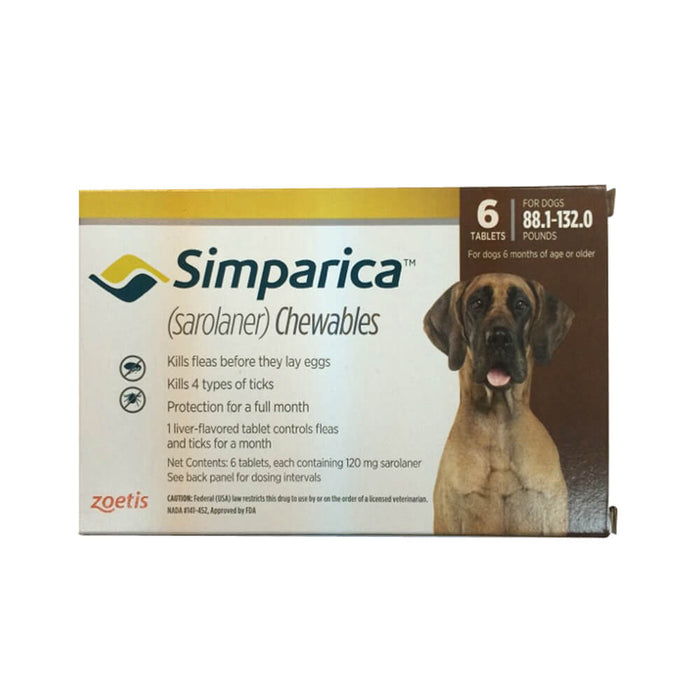 Simparica Chewable Tablets - Jeffers - Animal Health & Wellness > Flea & Tick Control