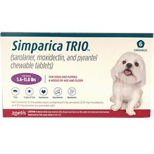 Simparica Trio Chewable Tablets - Jeffers - Animal Health & Wellness > Flea & Tick Control