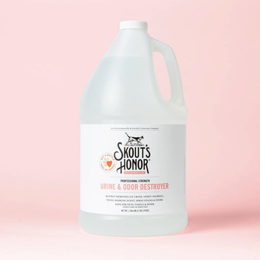 Skout's Honor Cat Urine & Odor Destroyer, 128 oz - Jeffers - Animal & Pet Supplies > Pet Odor & Stain Removers