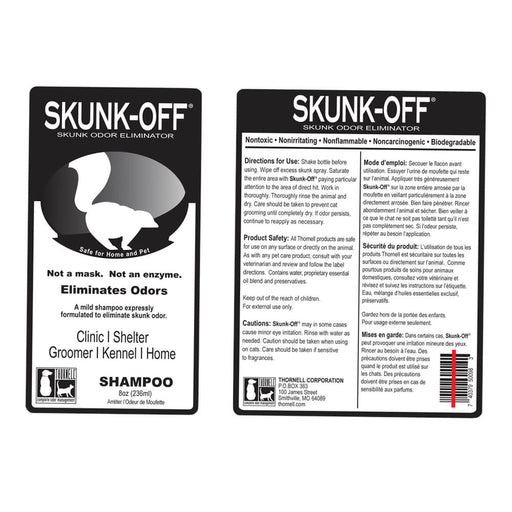 Skunk - Off Skunk Odor Eliminator Shampoo, 8 oz - Jeffers - Animal & Pet Supplies > Pet Odor & Stain Removers