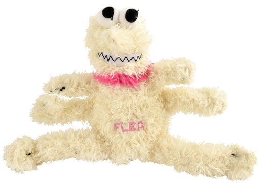 Small Plush Flea Dog Toy, 6" - MR5A - 1