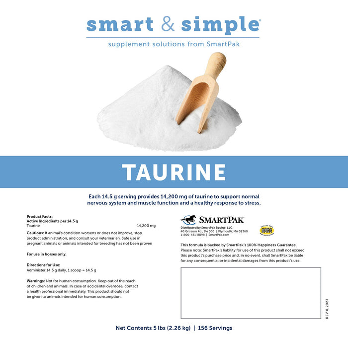 SmartEquine Smart & Simple Taurine Powder - SMADL - 5 LB - 2