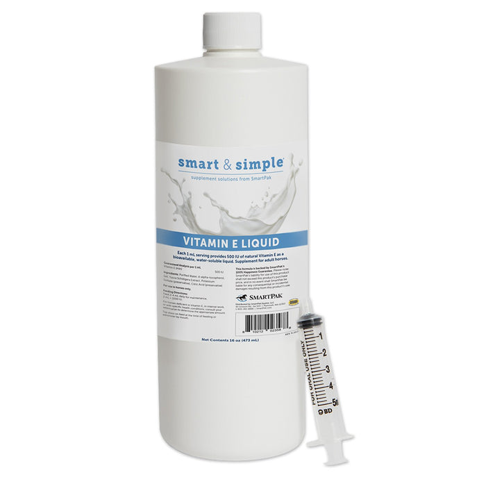 SmartEquine Smart & Simple Vitamin E, Liquid - SMAAK - 16 oz - 6