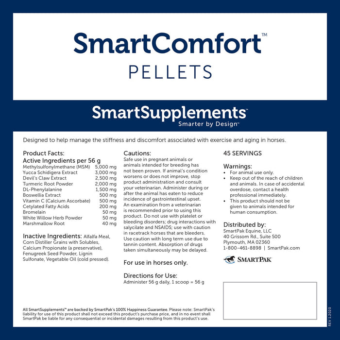 SmartEquine SmartComfort Pellets - SMAAX - 5.6 lbs - 2