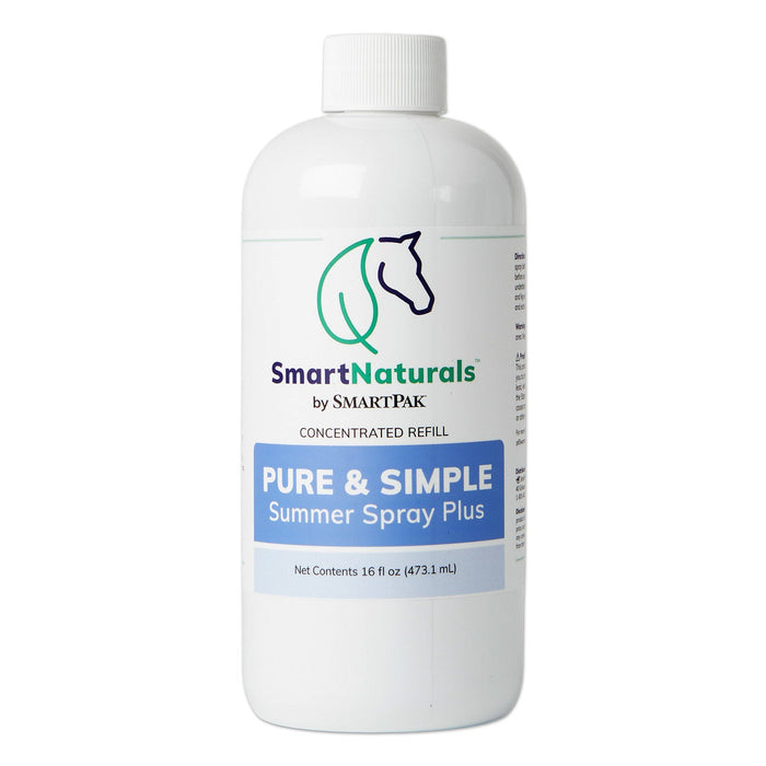 SmartEquine SmartNaturals Pure & Simple Summer Insect Spray Plus for Horses - SMAEE - 16 oz Concentrate - 2