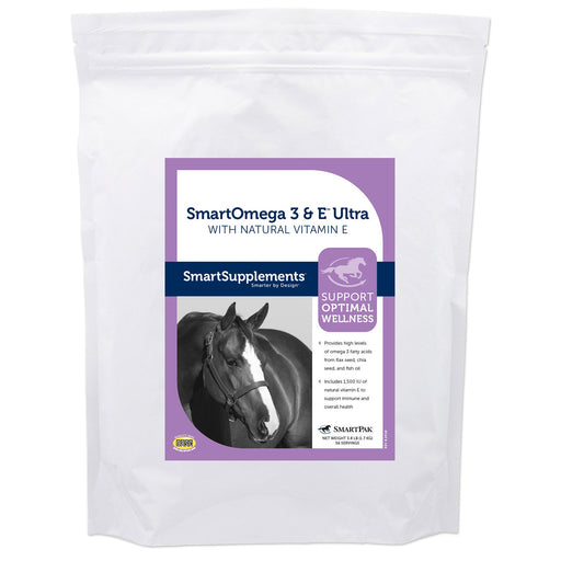 SmartEquine SmartOmega 3 & E Ultra Wellness Support for Horses - SMAEA - 3.8 lb - 1