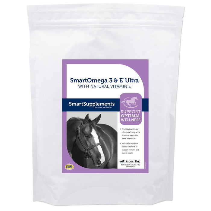 SmartEquine SmartOmega 3 & E Ultra Wellness Support for Horses - SMAEA - 3.8 lb - 1