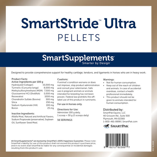 SmartEquine SmartStride Ultra Pellets - SMA8 - 12.4 lb - 2