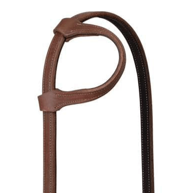 Smarty x Synergy Latigo Lined Oil Harness Leather Headstall, 3/4", Sliding Ear - WLCNW - 3