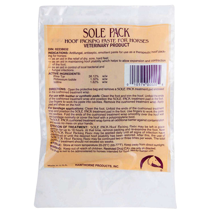 Sole Pack® Hoof Packing - Jeffers - Animal Health & Wellness > Foot & Hoof Care