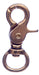 Solid Brass Trigger Snap w/ Round Swivel Eye, 5/8' x 2 - 3/4' - Jeffers - Farm & Ranch Supplies > Farm & Ranch Supplies