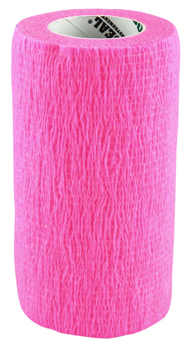 Neogen SyrFlex Cohesive Bandage, 4" - Neon Pink  