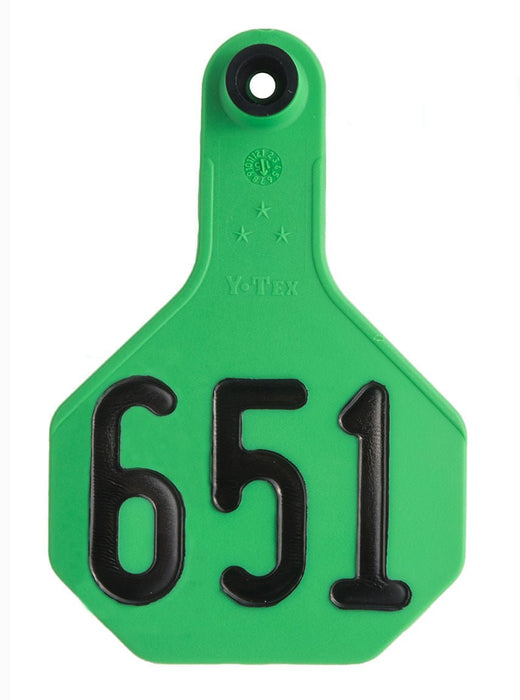 Special Order Y - Tex Numbered 2 - Piece Ear Tags, 25 ct - XUHQ - Medium - 3