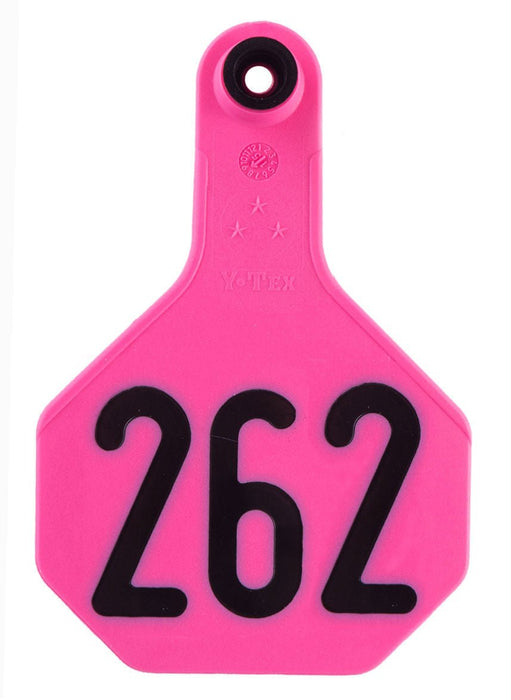 Special Order Y - Tex Numbered 2 - Piece Ear Tags, 25 ct - XUHQ - Medium - 5