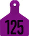 Special Order Z2 Tags - Stockman 2 - Piece Numbered Ear Tags, 25 ct - X1TC - Cow - 6