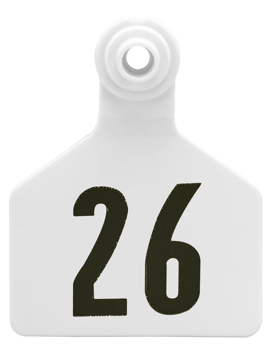 Special Order Z2 Tags - Stockman 2 - Piece Numbered Ear Tags, 25 ct - X1TC - Cow - 7