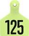 Special Order Z2 Tags - Stockman 2 - Piece Numbered Ear Tags, 25 ct - X1TF - Calf - 3