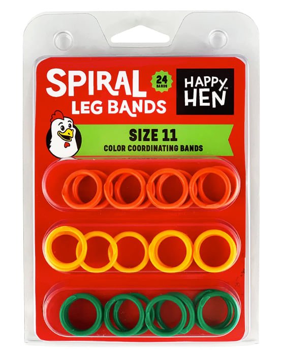 Spiral Leg Bands, 24 pk - Jeffers - Poultry Supplies > Poultry Supplies