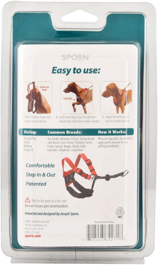 Sporn Non - Pulling Mesh Harness, Large/X - Large - Jeffers - Dog Supplies > Dog Apparel > Dog Collars, Harnesses, & Leashes