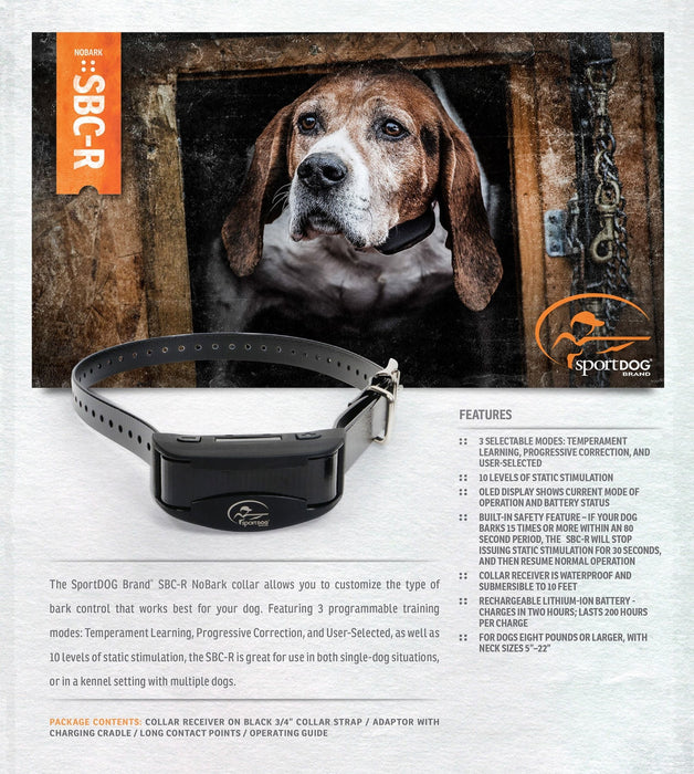 SportDOG NoBark SBC - R - Jeffers - Animal & Pet Supplies > Pet Muzzles