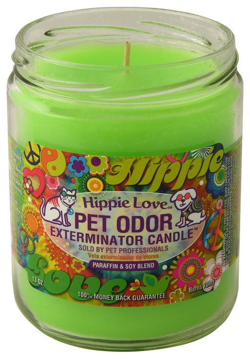 Pet Odor Exterminator Candle, Hippie Love, 13 oz -   