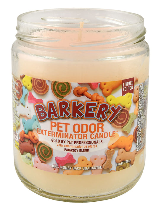 Pet Odor Exterminator Candle, Barkery, 13 oz -   