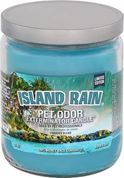 Pet Odor Exterminator Candle, Island Rain, 13 oz - 13oz SPTF9 Island Rain