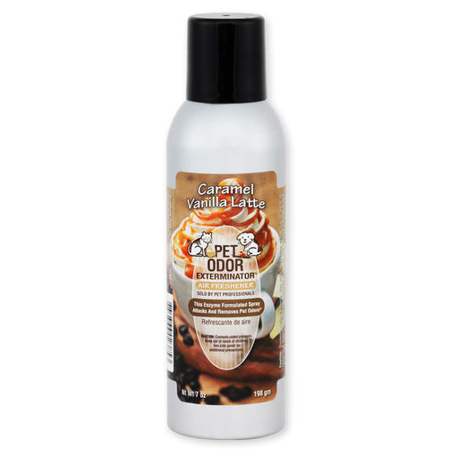 Pet Odor Exterminator Spray, Caramel Vanilla Latte, 7oz - SPTFW Caramel Vanilla Latte 