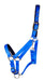 Lined Adjustable Nylon Halter for Medium Horse (600-900 lb) - Royal Blue  