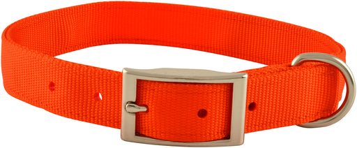 1" Nylon Dog Collar, 22"L - Pumpkin  