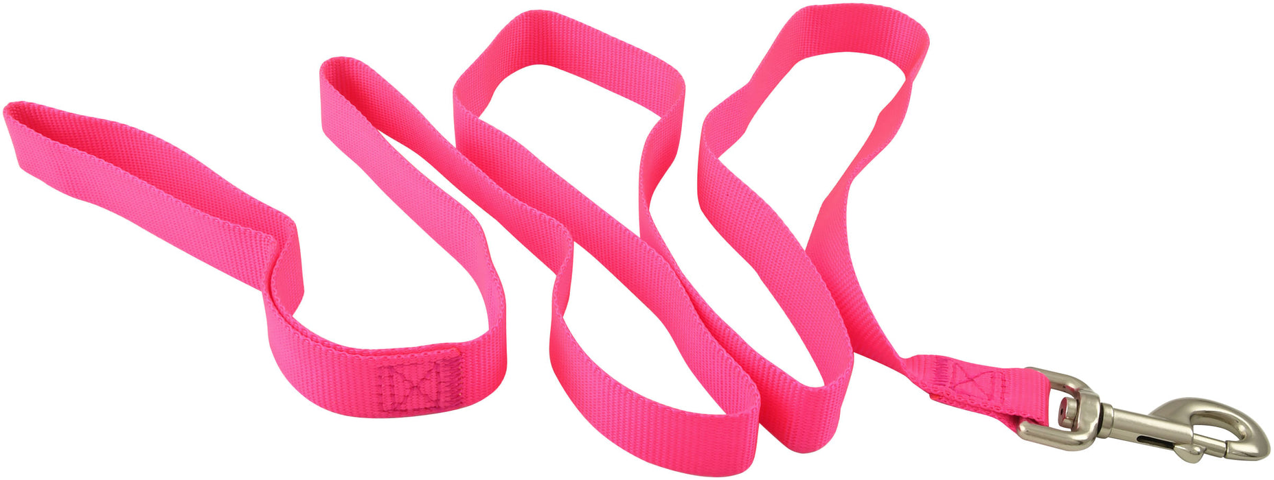 1" Wide Nylon Dog Leash, 4' L by Jeffers - Berry  