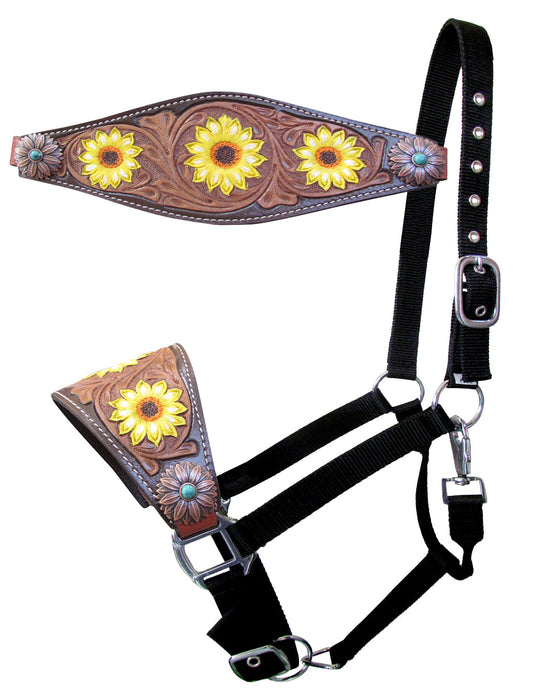 Showman "Sunflower Fields" Bronc Halter -   