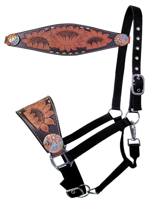 Showman "Vintage Sunflower" Bronc Halter -   